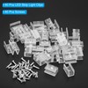 PATIKIL LED Strip Light Clips, 40 Pack Mounting Bracket Fixing