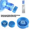 KIMISS 5 uds botella de agua potable de galón azul