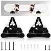 Gosknor 2Pcs Snowboard Display Racks, Snowboard Wall Mount with Hooks