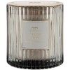 Darsee & David's, Italian Linen Ribbed Candle, 10 Ounces