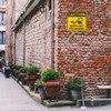 BTHUKO Safety Sign 12x12 inch, Danger Sign Watch Out for