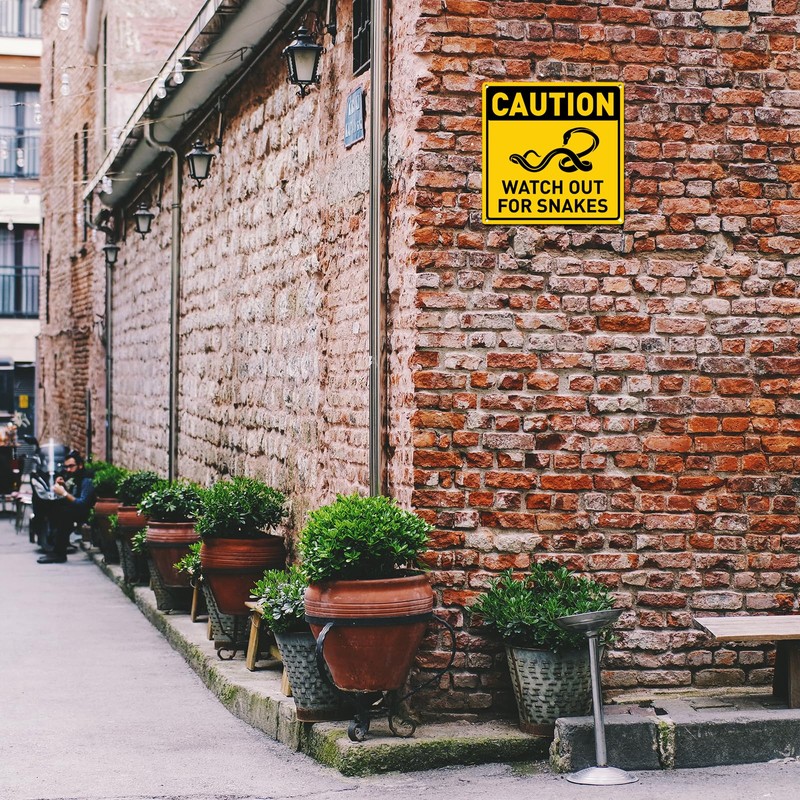 BTHUKO Safety Sign 12x12 inch, Danger Sign Watch Out for