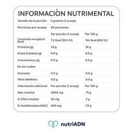 Myo & D- Chiro Inositol + Nac By Nutriadn