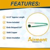 (Pack of 100) 12 AWG Solid Copper Ground Wire with