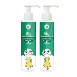 Árbora 2Pack DESENREDANTE NATURAL & Acondicionador sin enjuague NIÑOS |Aceite de Aguacate, Aloe Vera y Manzanilla | Cuida y DESENREDA todo tipo de cabello | Ingredientes Naturales |Sin parabenos|120ml