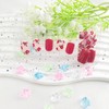 Short Square Press on Nails Cute Spring False Nails with