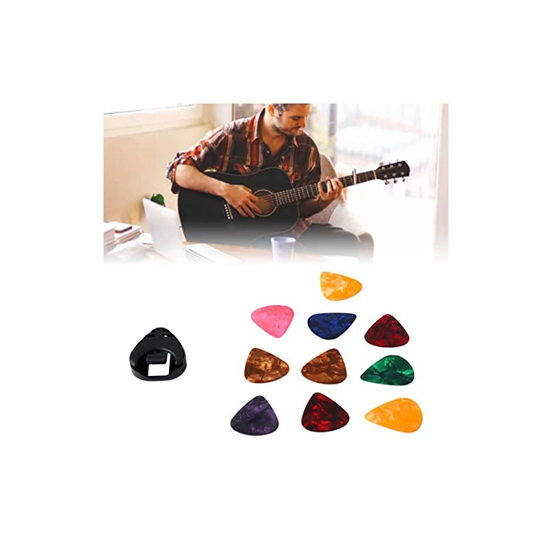 10 Uds Plumillas para Guitarra,Puntas de Guitarra de Geluloide