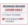 TIVIT Rectangular Ironing Board Cover for Sullivans Ironing Board -