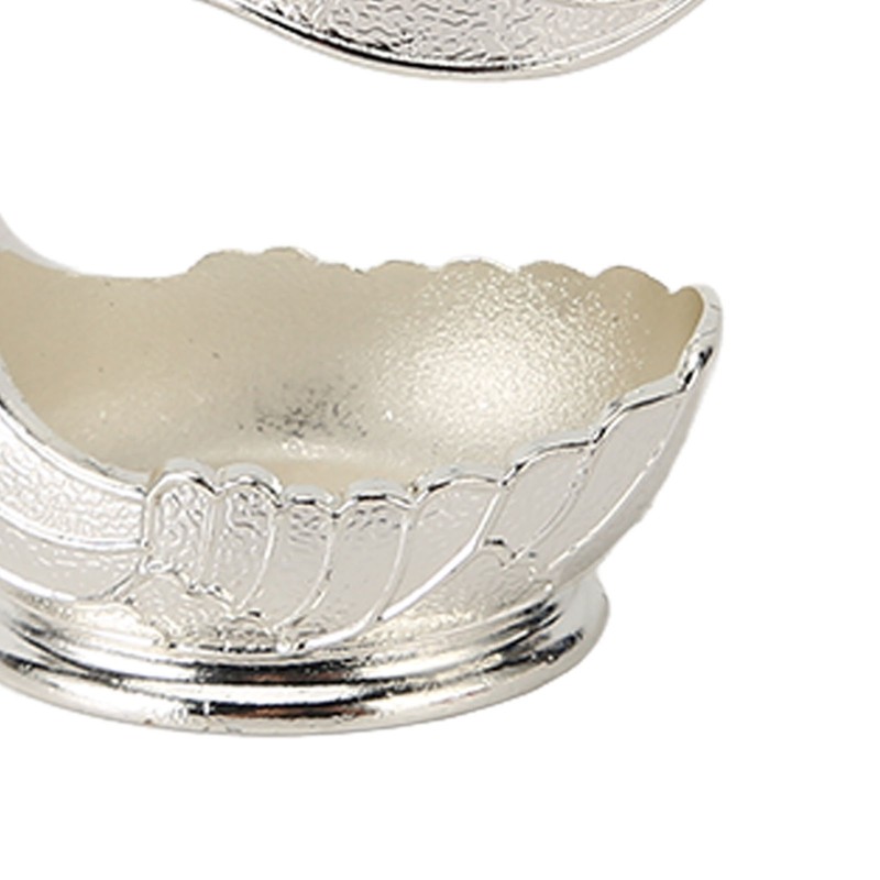 Swan Base Holder Forks Set Aluminum Silver Fashion Rustproof Decorative