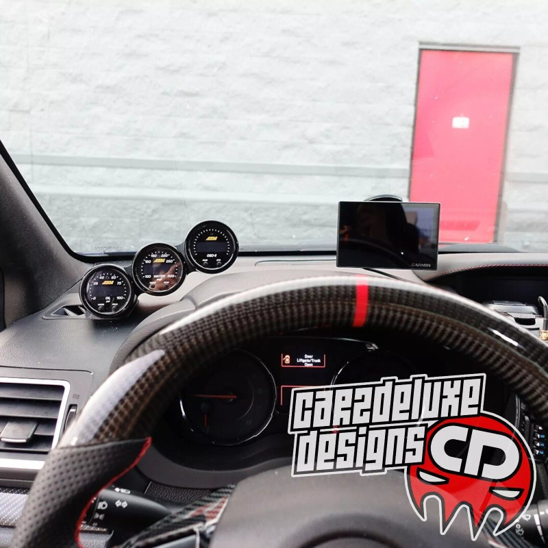 CARZDELUXE Triple gauge pod mount for 2015-2021 Impreza WRX Forester