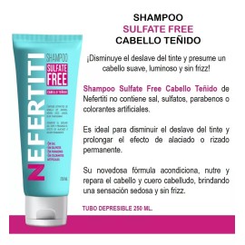 Nefertiti Shampoo Sin Sal Para Cabello Teñido Libre De Parabenos 300ml