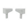 Fleetwood 518961/518962 OEM RV Rain Gutter Drip Rail End Caps