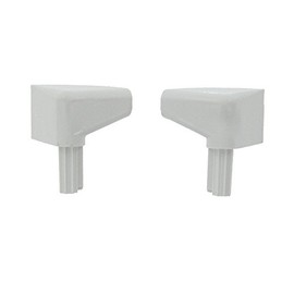 Fleetwood 518961/518962 OEM RV Rain Gutter Drip Rail End Caps - Right & Left Hand Set, Designed for Recreational Vehicles