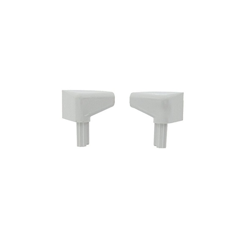 Fleetwood 518961/518962 OEM RV Rain Gutter Drip Rail End Caps