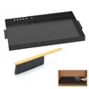GCGOODS Fireplace Tray with Handles, Expandable Ember Holder Fireplace Pan