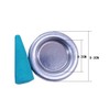 50Pcs Mini Metal Tower Incense Holder Plate Incense Cones Holder
