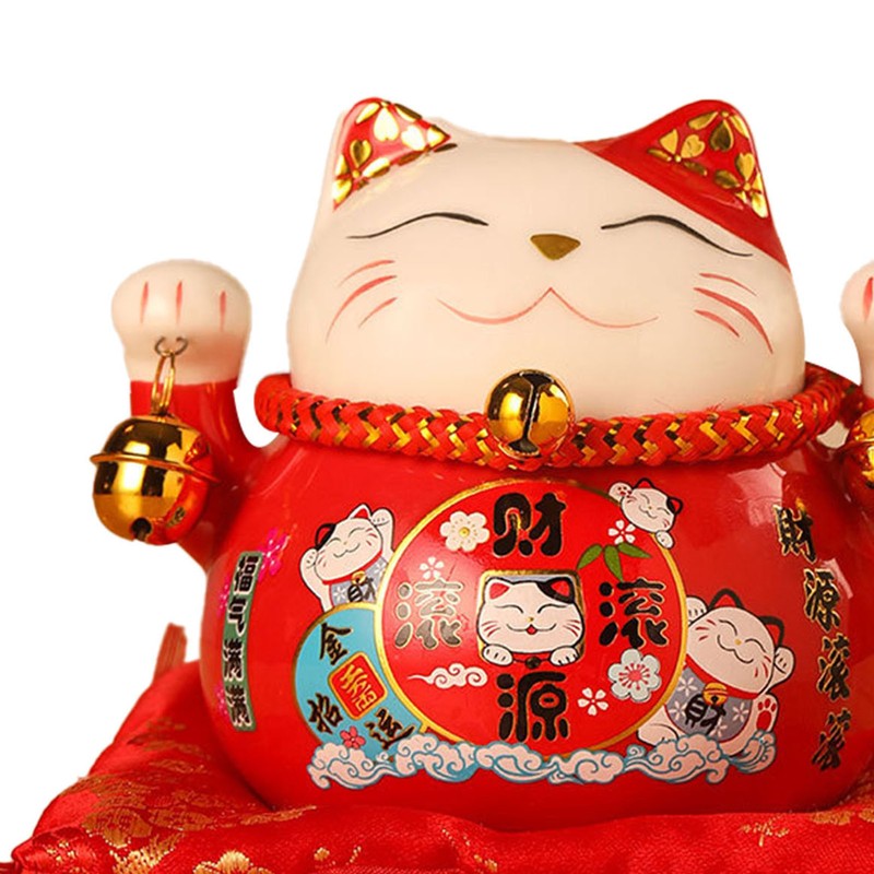 Lucky Cat Coin Bank 4.5in Exquisite Cute Bring Luck Good