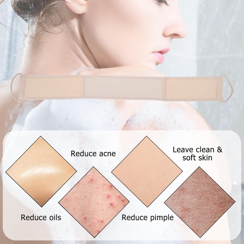 Toalla de Baño de Lufa Beige CORHAD para Exfoliar Cuerpo