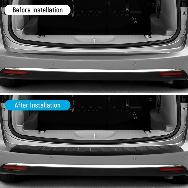 YOJOJOCO Rear Bumper Protector Compatible with Chrysler Pacifica 2017-2025 Accessories