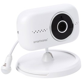 Smartwares Baby IP Camera Monitor - See, Hear and Soothe - nightlight, lullabies, 2 Way Audio, Humidity and Temperature Indicators. Connects to Your Smartphone.