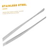 Mikinona Stainless Steel Kitchen Tweezers with Hook 12 Handle Tongs