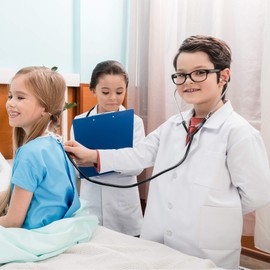 Skeleteen Doctor's Stethoscope for Kids - Doctor Pretend Play Dress Up Accessories - 1 Piece