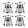 BringLucky 4Pcs Durable Single Chainring Bolts Smooth Surface Single Chainwheel