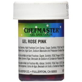 Chefmaster Gel Food Color, 1-Ounce, Rose Pink