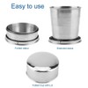 Stainless Steel Drinking Cup, Foldable Stainless Steel Travel Cup, Folding
