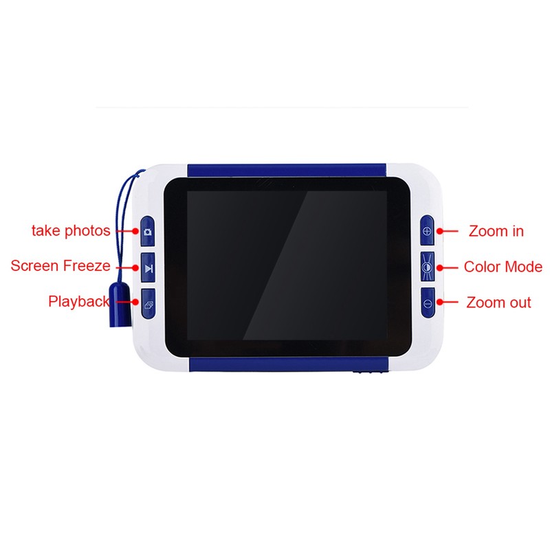 3.5 Inch TFT LCD Digital Magnifier Electronic Reading Aid EU110‑240V