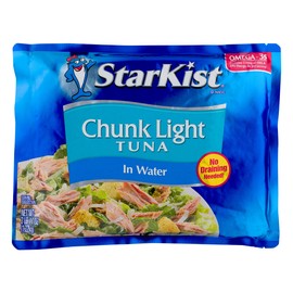 StarKist Chunk Light Tuna in Water - 43 oz Pouch (Pack of 6)