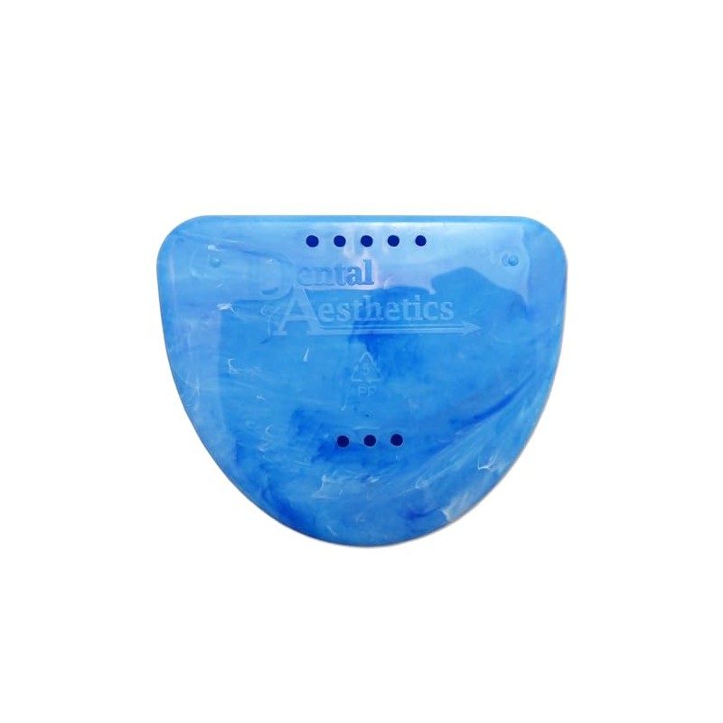 Slim Orthodontic Dental Case - Marble Colours for Retainers, Bleaching