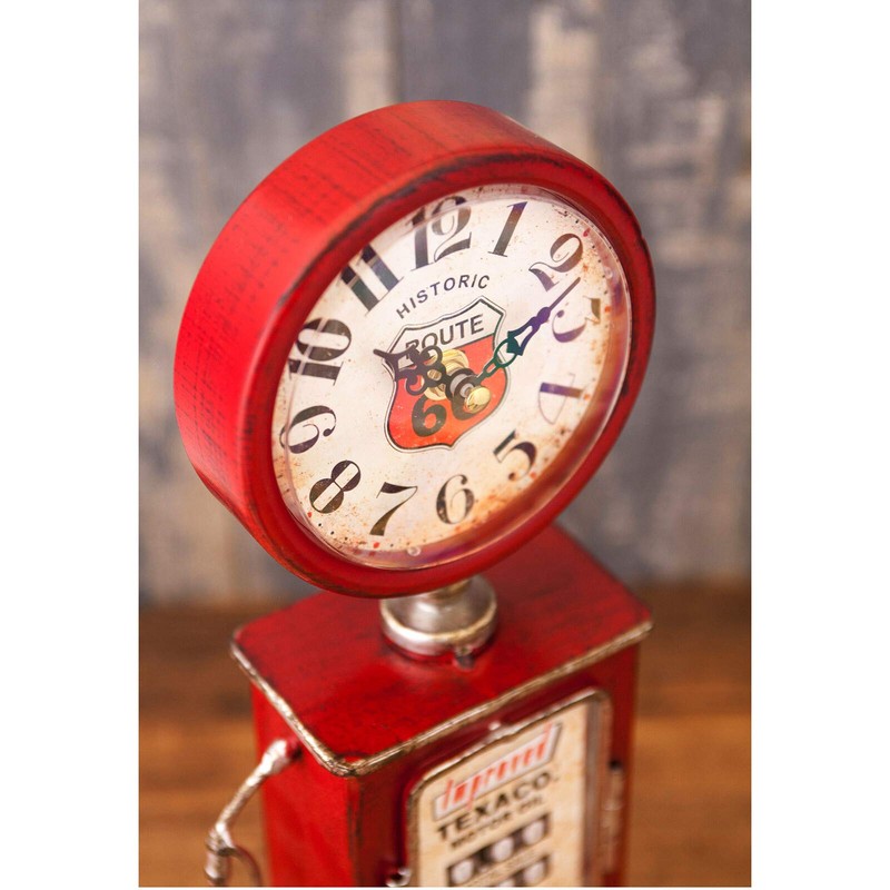 Akizuki Boeki Table Clock Black Gulf EA180148GAK-BK 5.4 x 3.0
