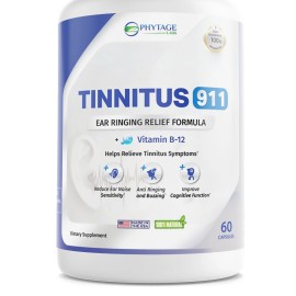 phytagelabs Tinnitus 911 Ear Ringing Relief Dietary Supplement 60 Capsules
