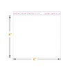 200 Pack 4" x 4" Thick Clear Resealable Self Seal