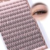 Goddvenus Wispy Cluster Lashes Natural Individual Eyelashes C Curl Lash