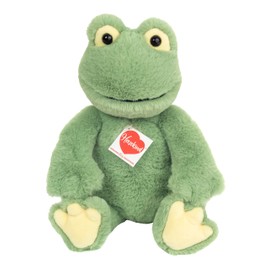Teddy Hermann Herzekind 93950 Frog Frederik 32 cm, Cuddly Toy, Plush Toy