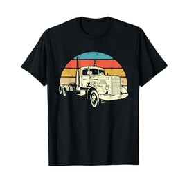 Retro Trucker - Big Rig Hauler Truck Driver Trucking T-Shirt