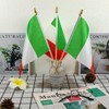 Newperlite Italy Stick Flag Italian Small Mini Hand Held Flags