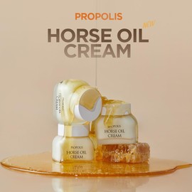 CHARMZONE Propolis Horse Oil Cream 50ml / 1.69 fl oz – Intense Moisture & Firming for Dry, Sensitive Skin – Korean Face Cream with Royal Jelly