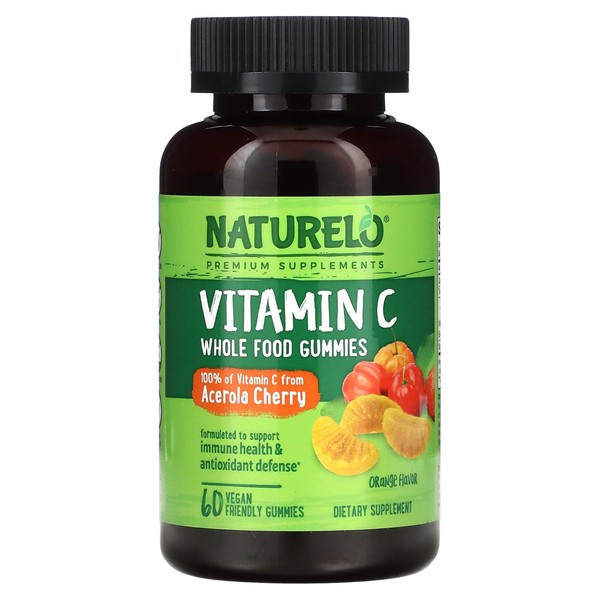 Vitamin C Gummies Orange Flavored Vegan Friendly Gummies 60 Pieces