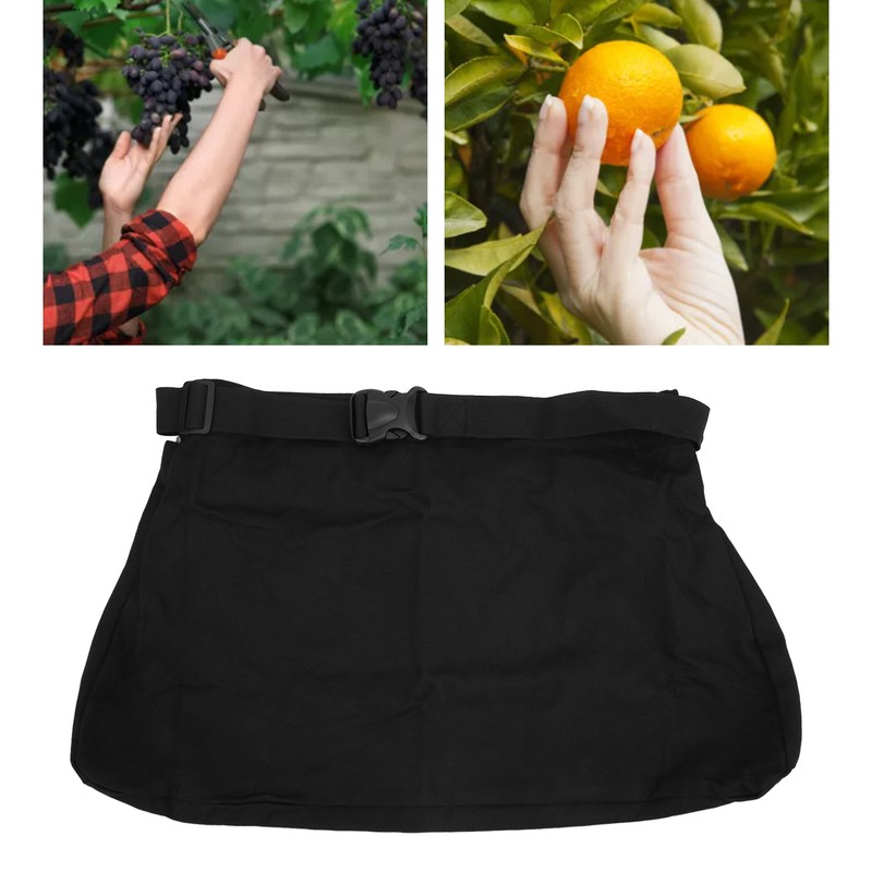 Picking Bag Waist Mounted Design Oxford Cloth Foldable Washable Reusable