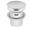 WOODBRIDGE Pop-up Drain for Freestanding Bathtub, with stainless steel Overflow,White
