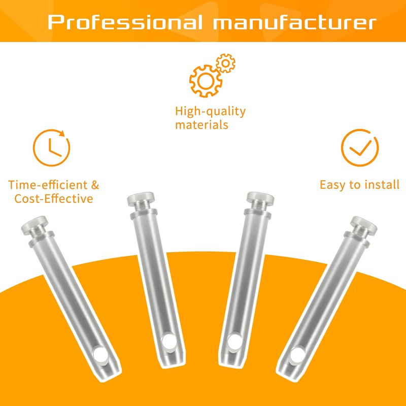 Upgraded 4 Pack S07070200 Cat 1 Top Link Pin 3/4