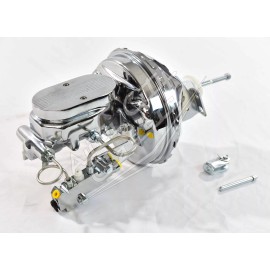 auto city classic 1964-1972 Chevelle 9" power brake booster master GM A body Chrome disc drum pro