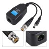 4par Video Balun Rj45 Salida Bnc +voltaje Transceptor Pasivo