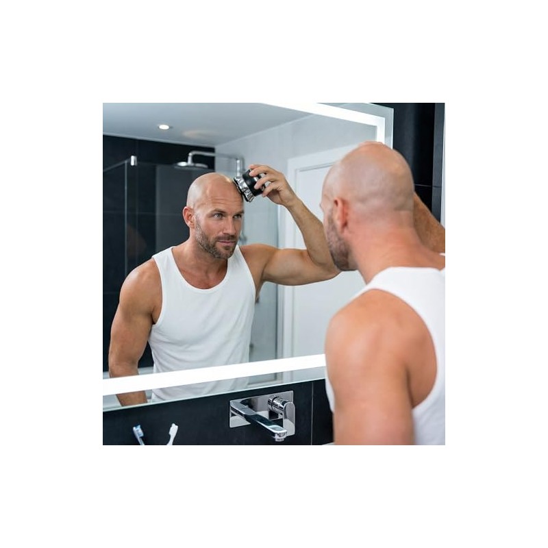Afeitadora para hombre con cabezal giratorio 7D para hombre calvo,