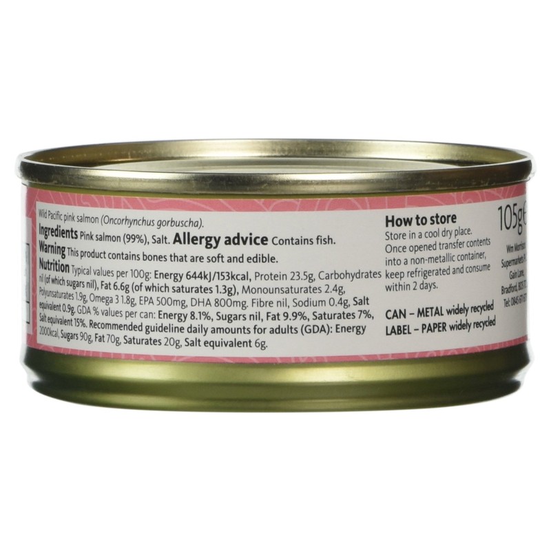 Morrisons Wild Pacific Pink Salmon, 105g