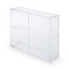 MUJI 02856113 Acrylic Collection Stand with Sliding Door, Large, Approx.