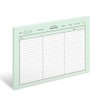 MUNID Subject Horizontal NotePads, 50 Sheets, 10.1 inches x 7.5